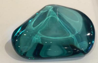 Ghir Studio A Hand Cut Lava Glass Bowl by Ghiro