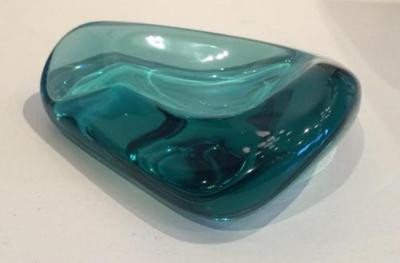 Ghir Studio A Hand Cut Lava Glass Bowl by Ghiro