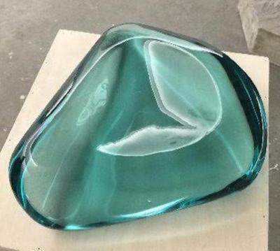 Ghir Studio A Hand Cut Lava Glass Bowl by Ghiro