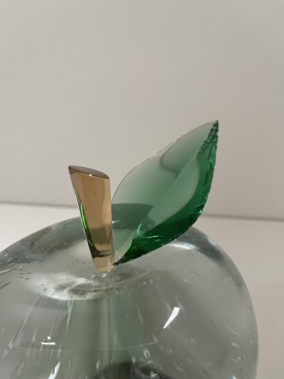 Ghir Studio Apple Limitded Edition Handmade Crystal Sculpture by Ghir Studio