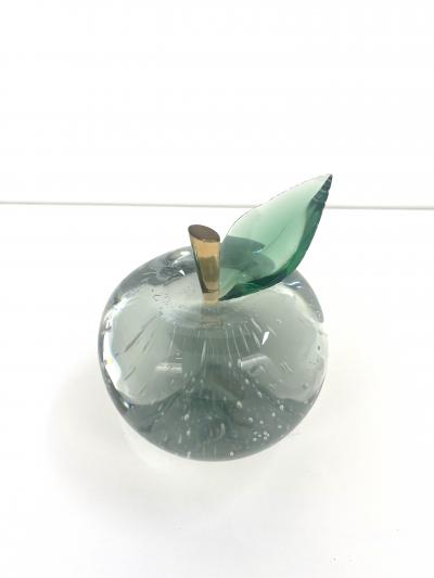 Ghir Studio Apple Limitded Edition Handmade Crystal Sculpture by Ghir Studio