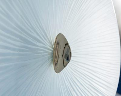 Ghir Studio Conchiglie Sconce Hand carved Glass Gold plated Brass by Ghir Studio Small