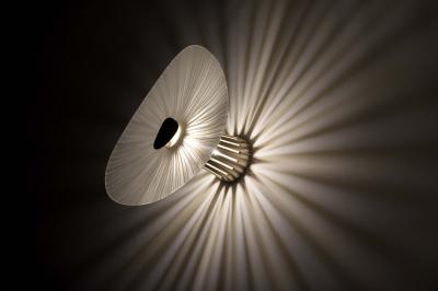 Ghir Studio Conchiglie Sconce Hand carved glass Gold plated Brass by Ghir Studio Big