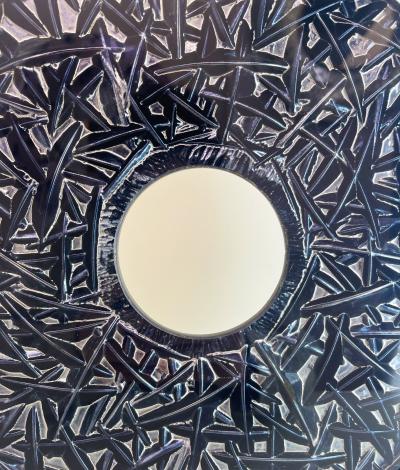 Ghir Studio Eye Night Sculpture Hand Engraved Glass Chromed Brass by Ghir Studio