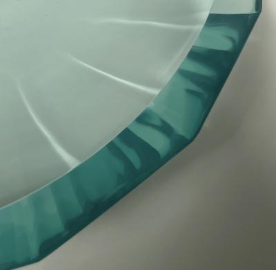 Ghir Studio Glass Bowl with Faceted Exterior entirely Handcrafted by Ghir Studio