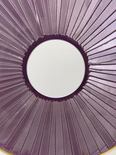 Ghir Studio Pink Eye Hand engraved Crystal and Gold Plated Brass Sculpture by Ghir Studio