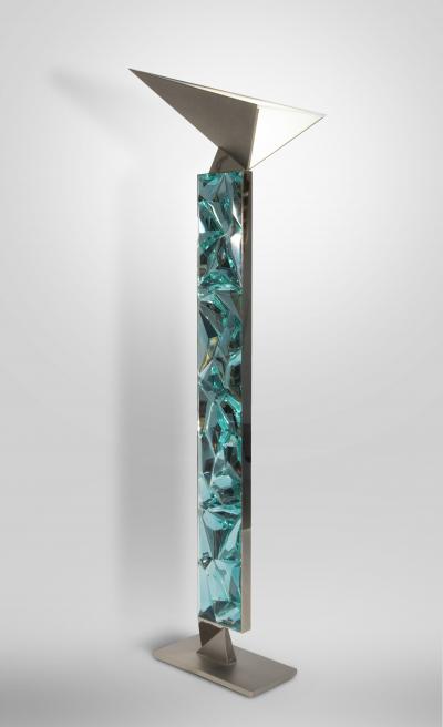 Ghir Studio Pixel Unique Set of Two Floor Lamps by GHIR STUDIO