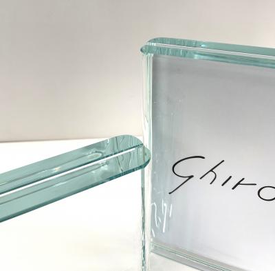 Ghir Studio Set of 2 Hand made Extra Light Crystal Picture Frames by Ghir Studio