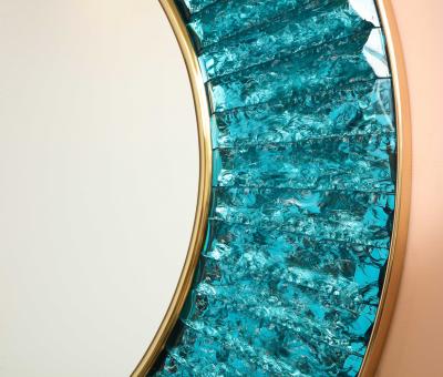 Ghir Studio Studio Built Circular Mirror by Ghir Studio
