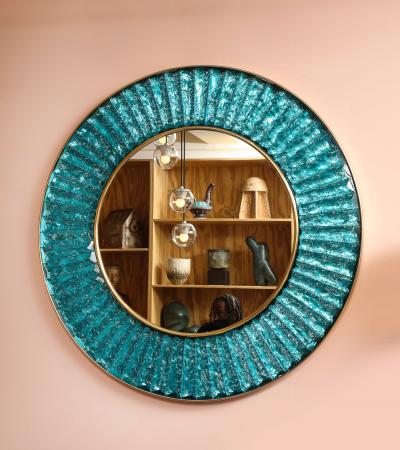 Ghir Studio Studio Built Circular Mirror by Ghir Studio