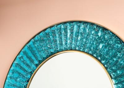 Ghir Studio Studio Built Circular Mirror by Ghir Studio