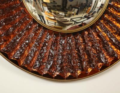 Ghir Studio Studio Built Circular Mirror by Ghir Studio
