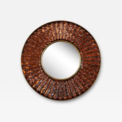 Ghir Studio Studio Built Circular Mirror by Ghir Studio