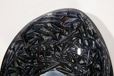 Ghir Studio Studio Made Carved Glass Dish by Ghir Studio Small