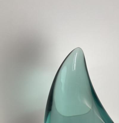 Ghir Studio Tear Unique Handmade Crystal Sculpture on Raw Block of Brass by Ghiro Studio