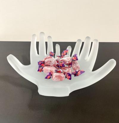 Ghir Studio The Artists Hands Unique Crystal Bowl By Ghir Studio