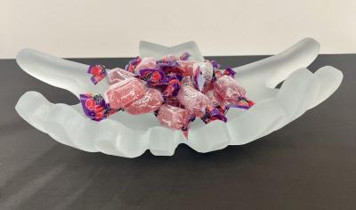 Ghir Studio The Artists Hands Unique Crystal Bowl By Ghir Studio