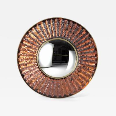 Ghir Studio The Convex Studio Mirror in Amber by Ghiro