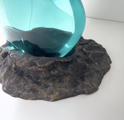 Ghir Studio Unique Ground and polished by hand Crystal Sculpture by Ghir Studio