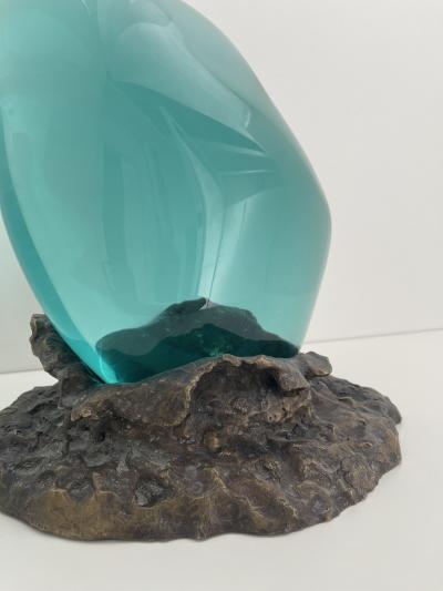 Ghir Studio Unique Ground and polished by hand Crystal Sculpture by Ghir Studio