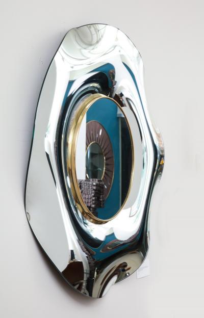 Ghiro Studio Undulate Studio Built Wall Mirror by Ghir Studio