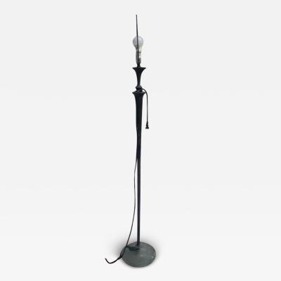 Giacommetti Style Brutalist Bronze Floor Lamp