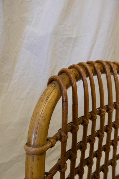 Gian Franco Legler Set of Six Iron and Bamboo Chairs Gian Franco Legler 1960s