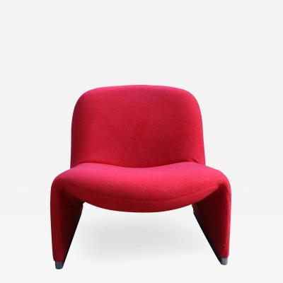 Giancarlo Peretti RED ALKY CHAIR BY GIANCARLO PERETTI FOR ANONIMA CASTELLI