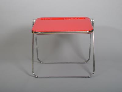 Giancarlo Piretti Giancarlo Piretti Red Platone Folding Desk for Castelli 1970s