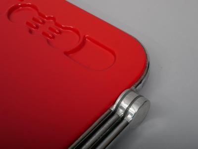 Giancarlo Piretti Giancarlo Piretti Red Platone Folding Desk for Castelli 1970s