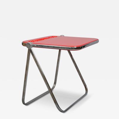 Giancarlo Piretti Giancarlo Piretti Red Platone Folding Desk for Castelli 1970s