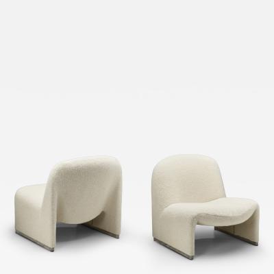 Giancarlo Piretti Pair of Giancarlo Piretti Alky Lounge Chairs for Anonima Castelli Italy 1970