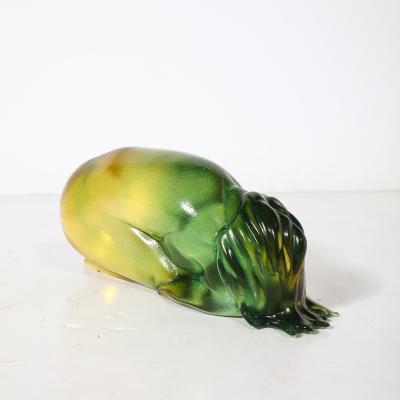 Giancarlo Signoretto Mid Century Hand Blown Murano Glass Nude Sculpture signed Giancarlo Signoretto