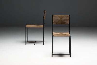 Giandomenico Belotti Paludis Dining Chairs by Giandomenico Belotti for Alias Italy 1980s
