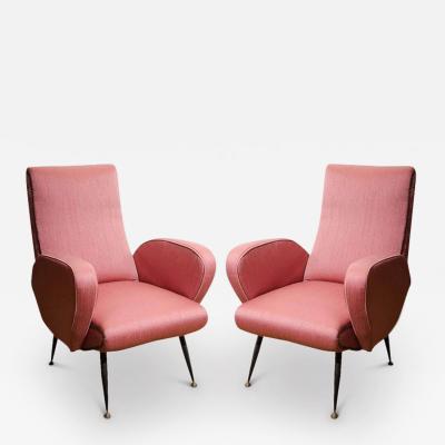 Gianfranco Frattini 1950S ITALIAN ARMCHAIRS IN THE STYLE OF GIANFRANCO FRATTINI