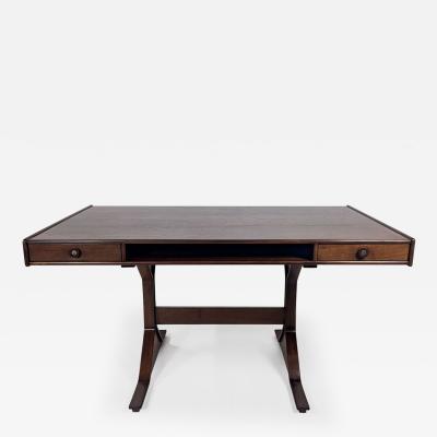 Gianfranco Frattini DOUBLE SIDE WALNUT DESK by Gianfranco Frattini for Bernini 1970