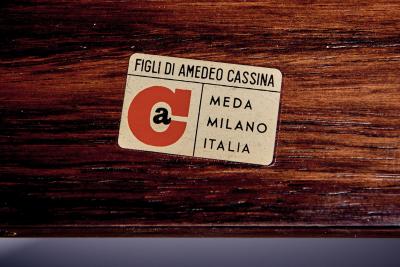 Gianfranco Frattini Daybed 882 by Gianfranco Frattini for Cassina in newly upholstered brown Mohair