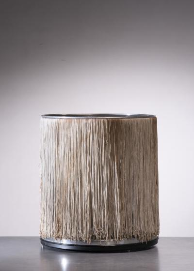 Gianfranco Frattini Frattini 597 table lamp with silk fringe by Arteluce