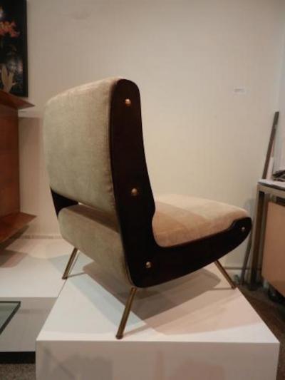 Gianfranco Frattini Gianfranco Frattini Pair of Mid Century Slipper Chairs