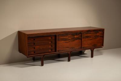 Gianfranco Frattini Gianfranco Frattini for Bernini Sideboard in Rosewood Italy 1960s