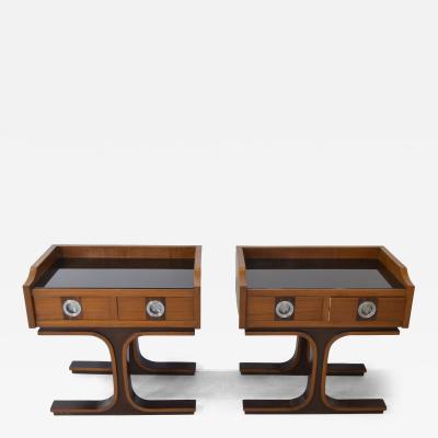 Gianfranco Frattini Gianfranco Frattini pair of nightstands 1960s