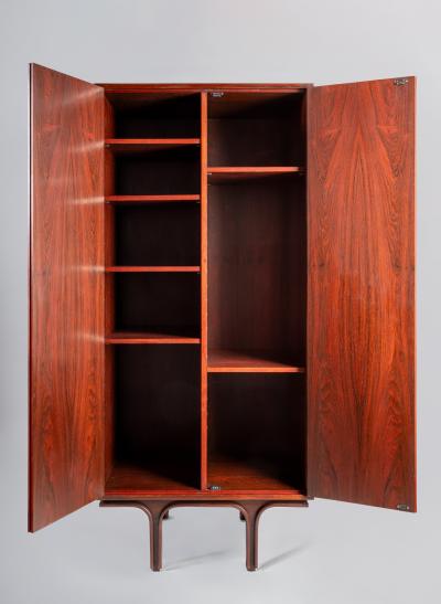 Gianfranco Frattini Gianfranco Frattini rosewood armoire for Bernini Italy 1960s