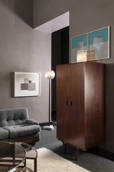 Gianfranco Frattini Gianfranco Frattini rosewood armoire for Bernini Italy 1960s