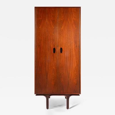 Gianfranco Frattini Gianfranco Frattini rosewood armoire for Bernini Italy 1960s