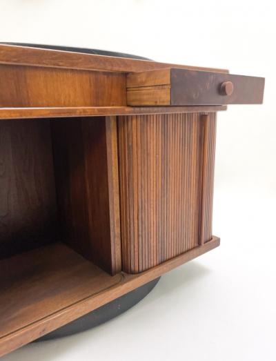 Gianfranco Frattini Italian Mid Century Rotating Coffee Table by Gianfranco Frattini