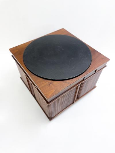 Gianfranco Frattini Italian Mid Century Rotating Coffee Table by Gianfranco Frattini