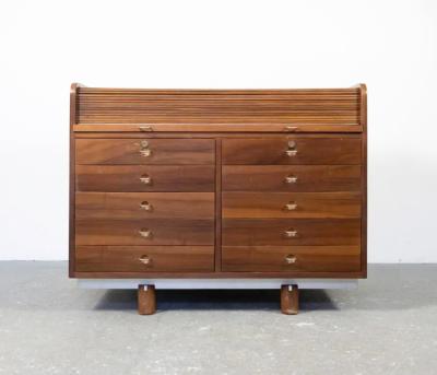 Gianfranco Frattini Mid Century Modern Chest Desk by Gianfranco Frattini for Bernini