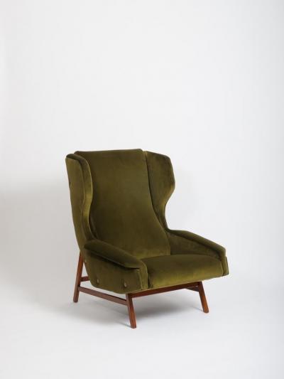 Gianfranco Frattini Original Gianfranco Frattini for Cassina armchairs Model 877 Italy c1959