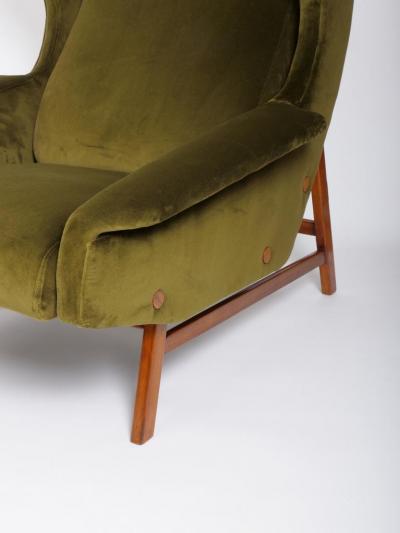 Gianfranco Frattini Original Gianfranco Frattini for Cassina armchairs Model 877 Italy c1959