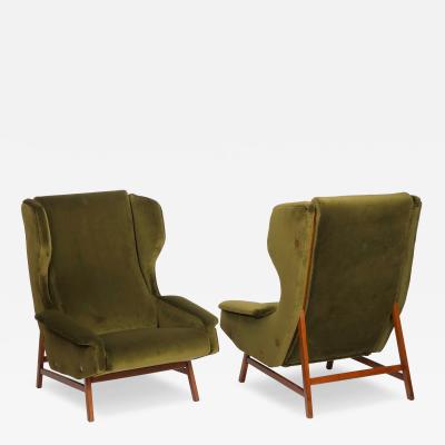 Gianfranco Frattini Original Gianfranco Frattini for Cassina armchairs Model 877 Italy c1959